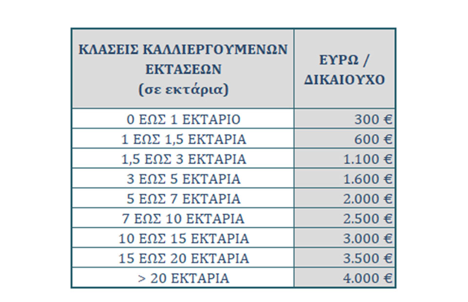 ποσο ενοικιαζεται το στρεμμα